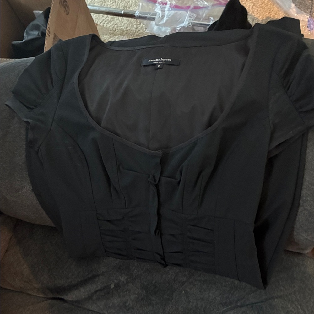 Nanette Lepore Black Mini Dress